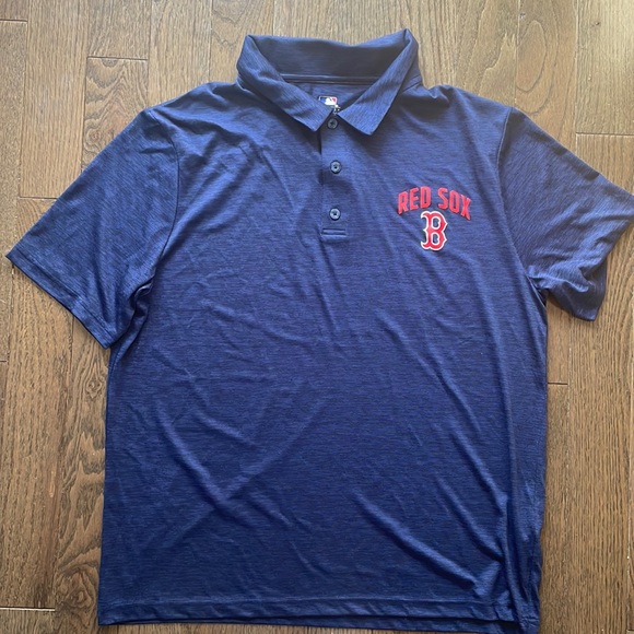 NWOT BOSTON RED SOX POLO SHIRT GENUINE BLUE polo L - Picture 2 of 7